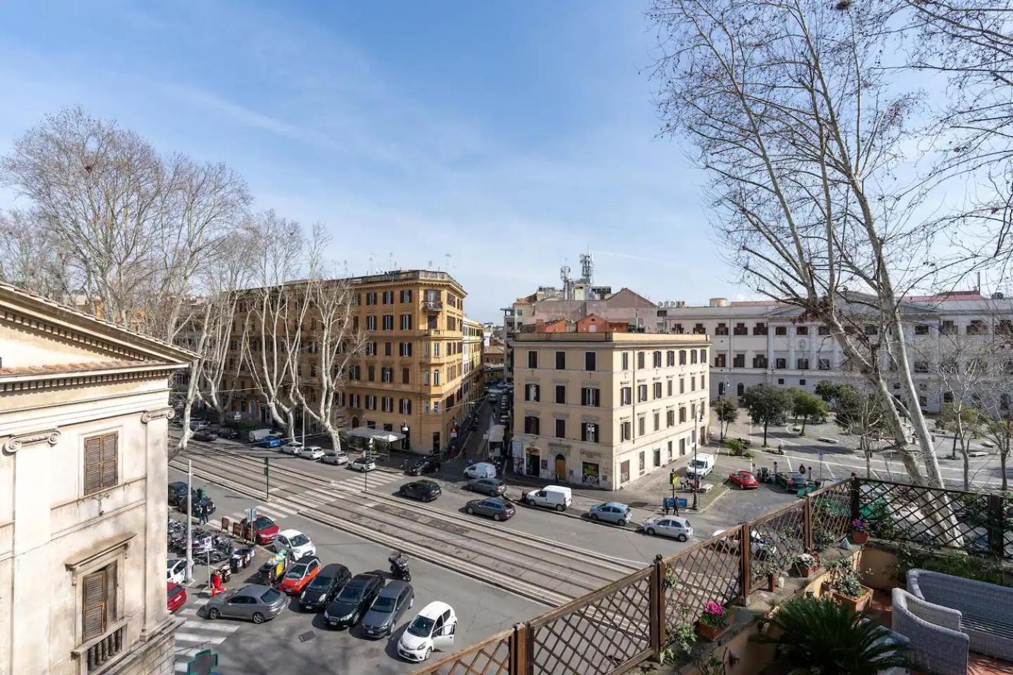 15 Min From Piazza Venezia Skyline Sanctuary In Trastevere Zewnętrze zdjęcie
