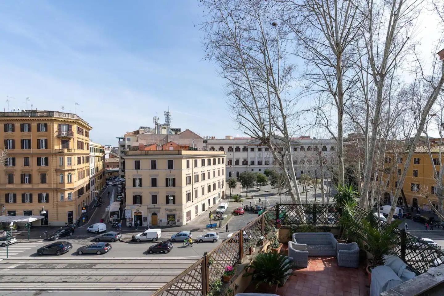 15 Min From Piazza Venezia Skyline Sanctuary In Trastevere Zewnętrze zdjęcie