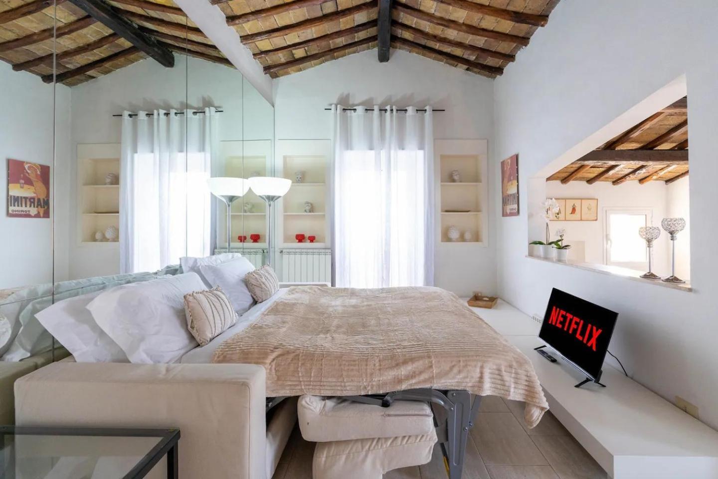 15 Min From Piazza Venezia Skyline Sanctuary In Trastevere Zewnętrze zdjęcie